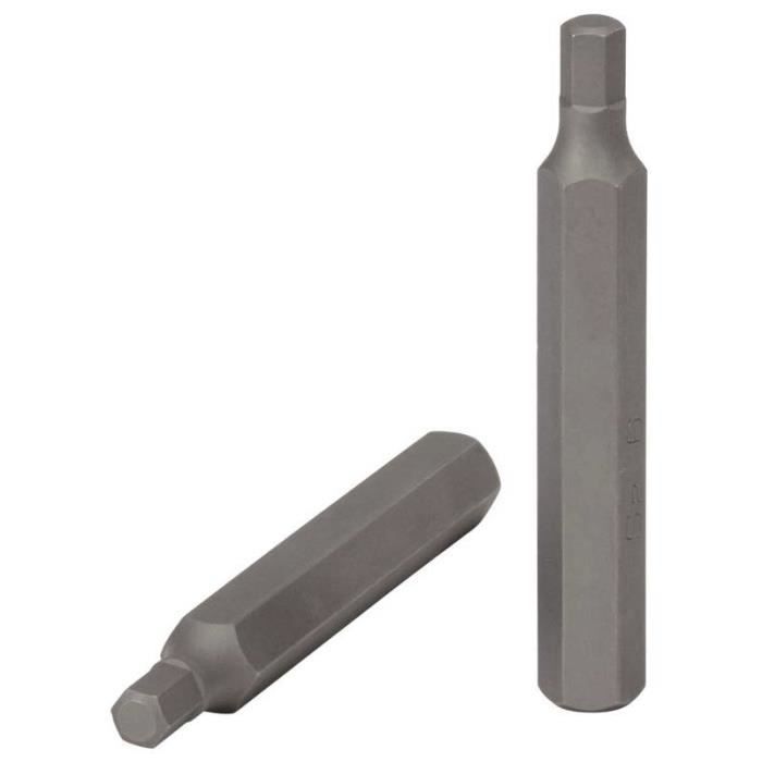 KS Tools 911.7559 Embout De Vissage 6 Pans 2,5 Mm Entraînement 6,35 Mm Longueur 75 Mm