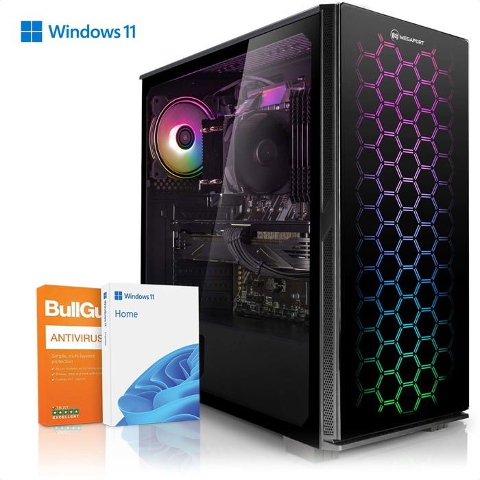 Vente Ordinateur de bureau Megaport PC Gamer Venom AMD Ryzen 5 3600X 6x 3,80 GHz • AMD Radeon RX5700XT 8Go • 16Go DDR4 • 480 Go SSD • 1To • Windows 10 • WiFi pas cher Vente Ordinateur de bureau Megaport PC Gamer Venom AMD Ryzen 5 3600X 6x 3,80 GHz • AMD Radeon RX5700XT 8Go • 16Go DDR4 • 480 Go SSD • 1To • Windows 10 • WiFi pas cher
