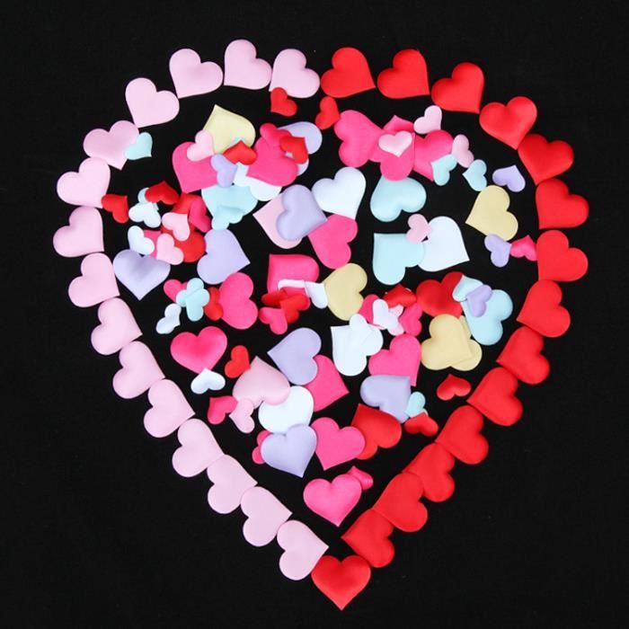 Lot de 600 confettis en forme de cœur en éponge pour décoration de