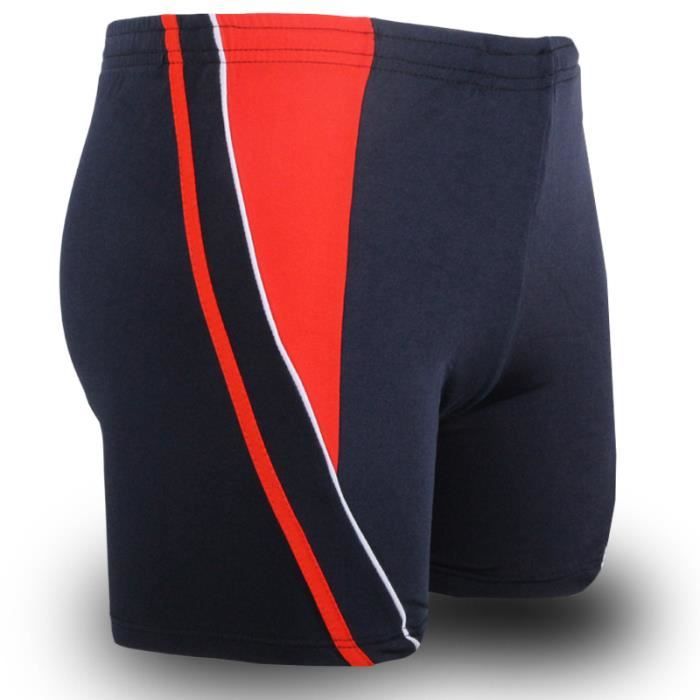 Maillot de bain homme Tronc de bain Sport Mode Shorty Maillots de bain Solid Color Stripe Decoration