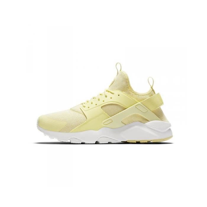 huarache femme noir et jaune