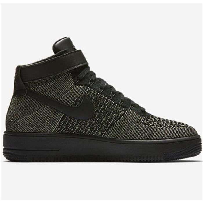 nike air force 1 flyknit homme grise
