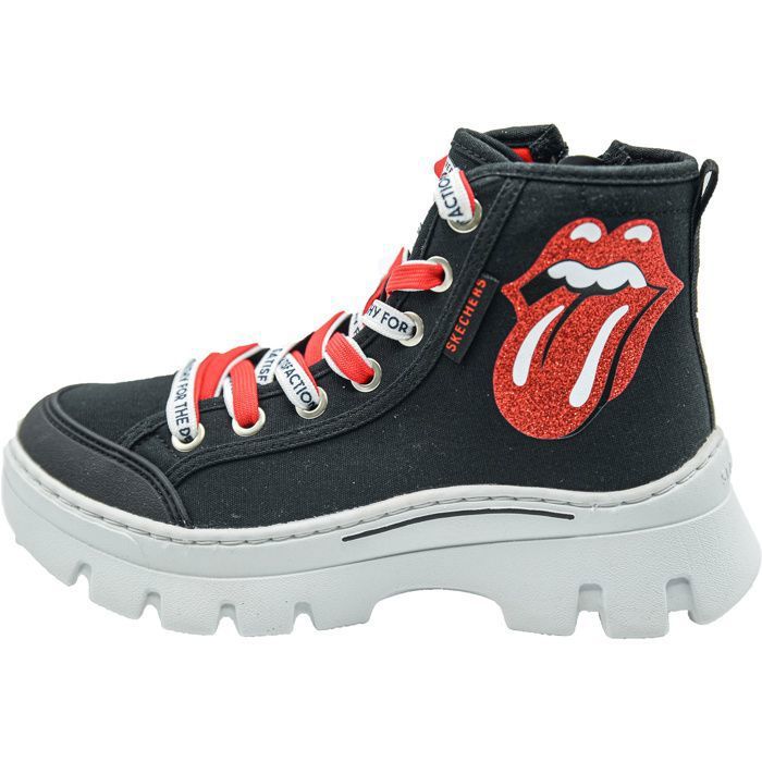 Skechers Baskets Skechers Street x The Rolling Stones Roadies Surge Noir Femme