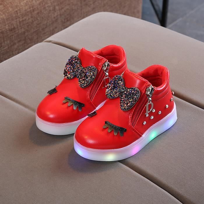 chaussure a led fille