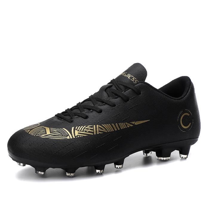 Topoption Chaussures de Football Homme Adulte Professionnel Antid/érapant Athl/étisme Entrainement Adolescents Chaussures de Sport Unsisexe