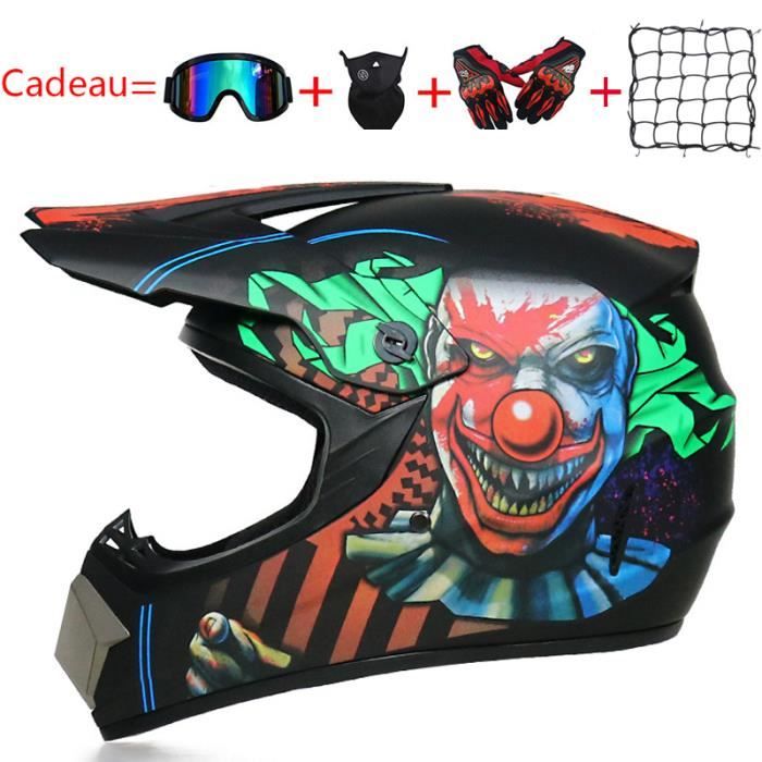 Casque Moto Cross Enfant De Marque Luxe Casque Hors Route Casque Vtt Cool Casque Integral De Descente Cdiscount Auto