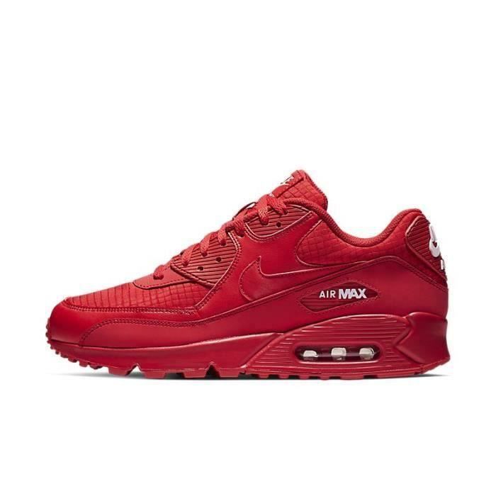 Basket NIKEs AIRs MAX 90 TxT Chaussures de Running Homme rouge ...