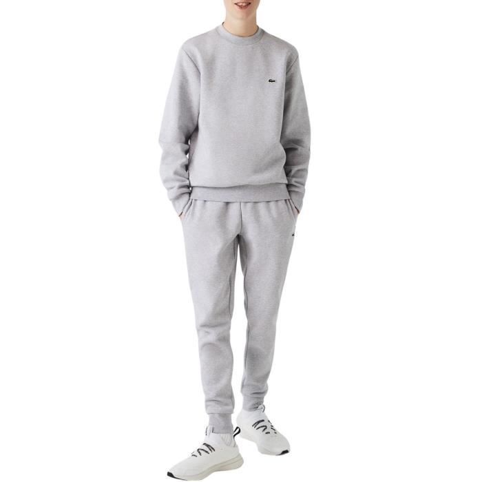 Jogging lacoste deals gris homme