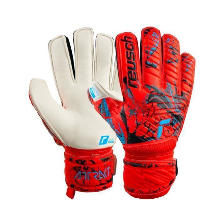 Gants de gardien - REUSCH - Attrakt Grip - orange/noir - Taille 8 5 - Latex Reusch Grip