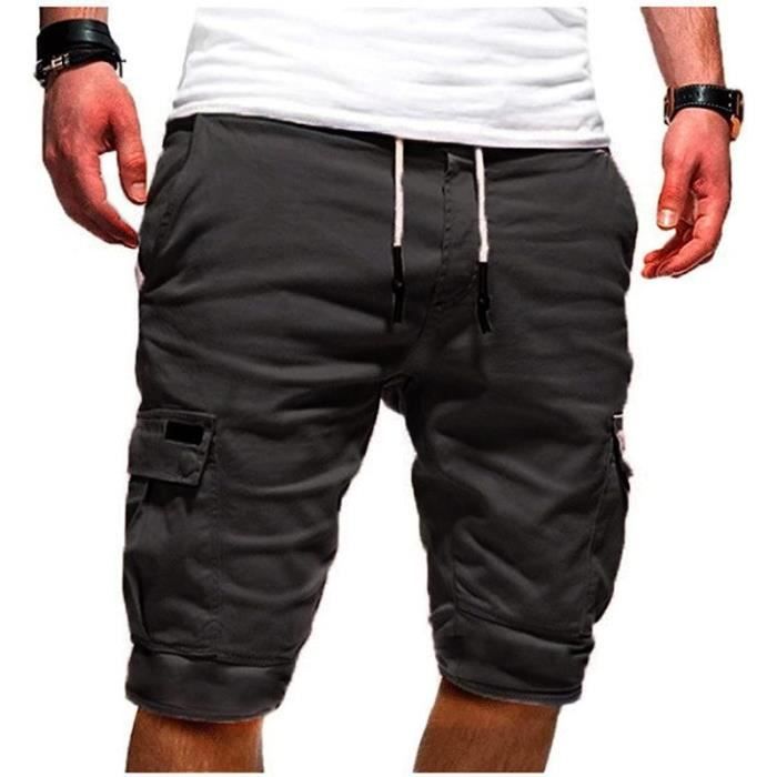 Short De Travail Homme Cargo Pas Cher Pantacourt Homme Été Multi