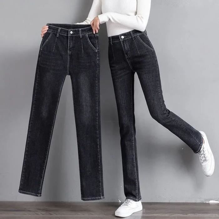 Jean droit shop grande taille femme