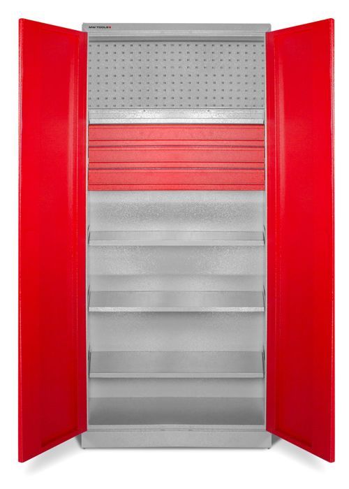 Armoire De Rangement Universelle Avec Etageres Et Tiroirs Mw Tools