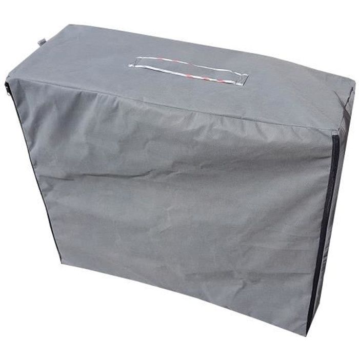 Sac de rangement pour matelas pliant 200x70x10cm - Natalia Spzoo - Gris