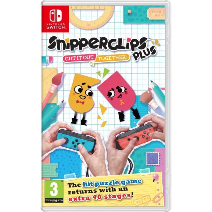 SNIPPER CLIPS PLUS: CUT IT OUT TOGETHER! NINTENDO SWITCH [UK IMPORT]
