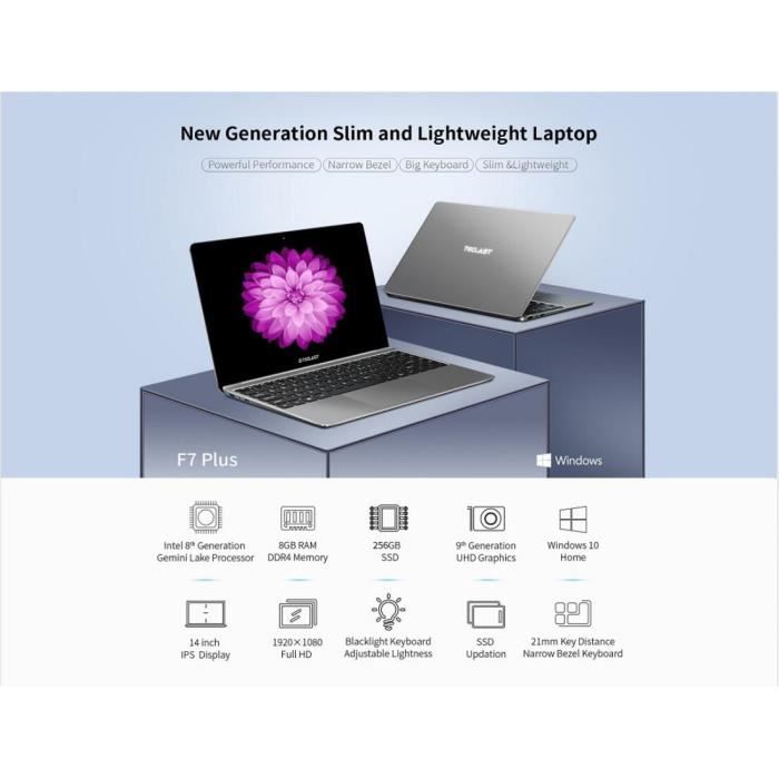 PC Portable - Teclast F7 Plus Ordinateur portable-