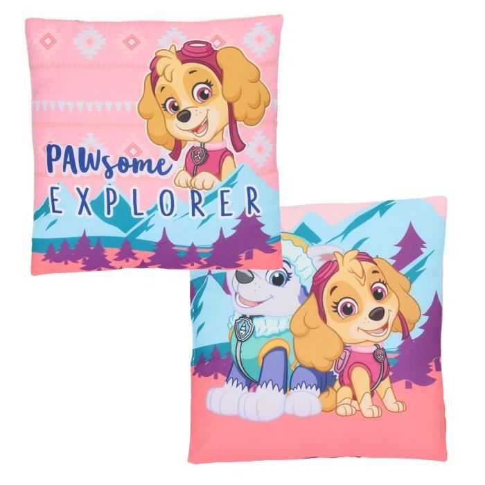 Coussin - PAW PATROL - Stella Everest - 40x40 cm - Rose - Intérieur
