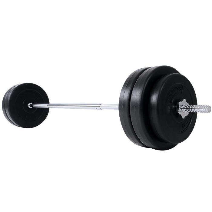 Paire Disques D/'haltères 15 kg Haltère vitre 50 mm disques de poids Anti-Chocs plate Olympia