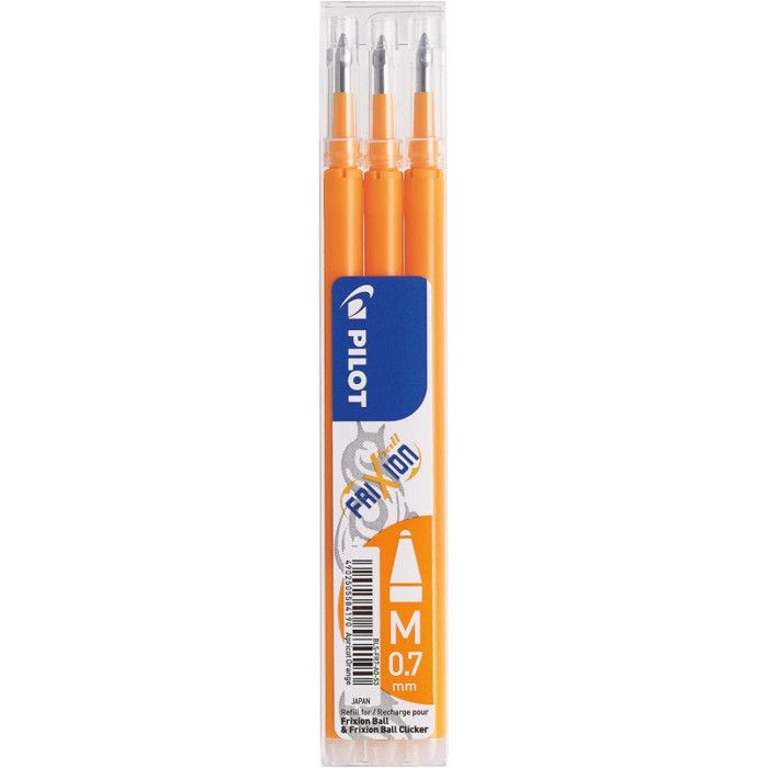 Magni Penna 2261008B3 - Ricariche di ricambio per penna roller Frixion Ball, spessore 0,7 mm, viola (Viola, 0.40 mm, 3 pz