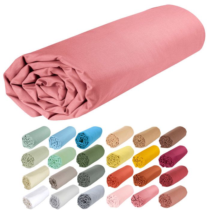 P Tit Basile Drap Housse Pour Lit Bebe 100 Coton Bio Pour Matelas 60x1 Cm Oeko Tex Bois De Rose Cdiscount Maison