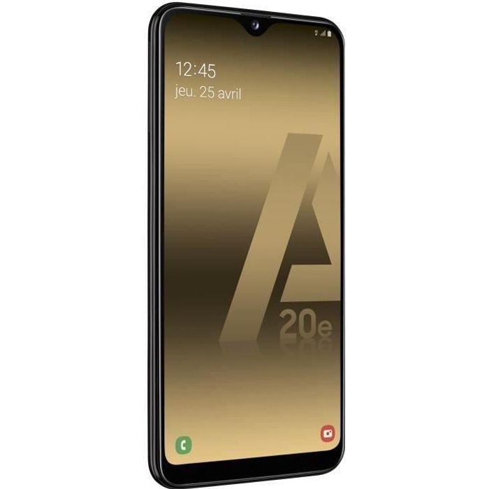 SAMSUNG Galaxy A20e 32 go Noir - Double sim - Reconditionné - Très bon état