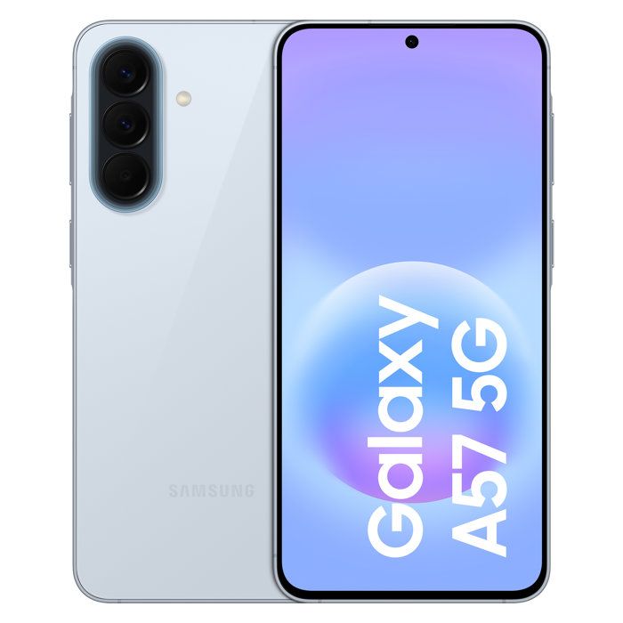 SAMSUNG Galaxy A57 5G AI Smartphone 256 Go Bleu clair