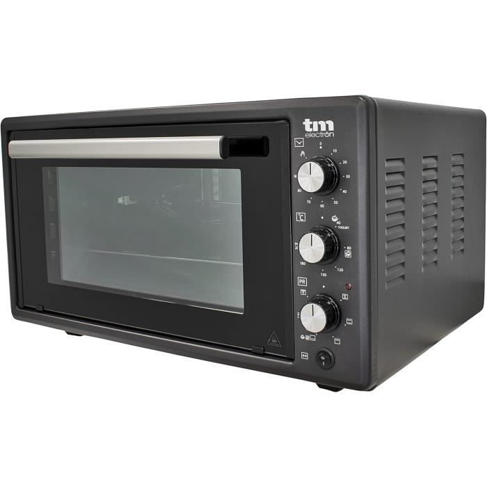 Mini-four ICQN 15L Compact Et Puissant - 1200W - Idéal Pour Camping Et Petits Espaces - Garantie 2 Ans