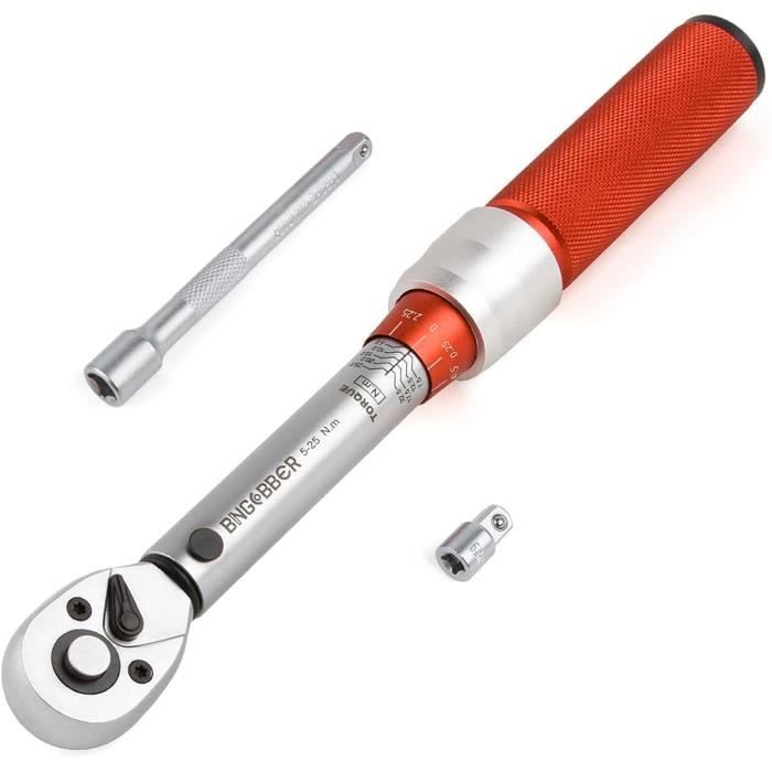 Clé Dynamométrique MAXPOWER 3/8 - Plage 7-112 Nm, Précision ±3%, Tête Cr-V Trempée, Idéale Pour Mécanique Auto Et Bricolage Sérieux