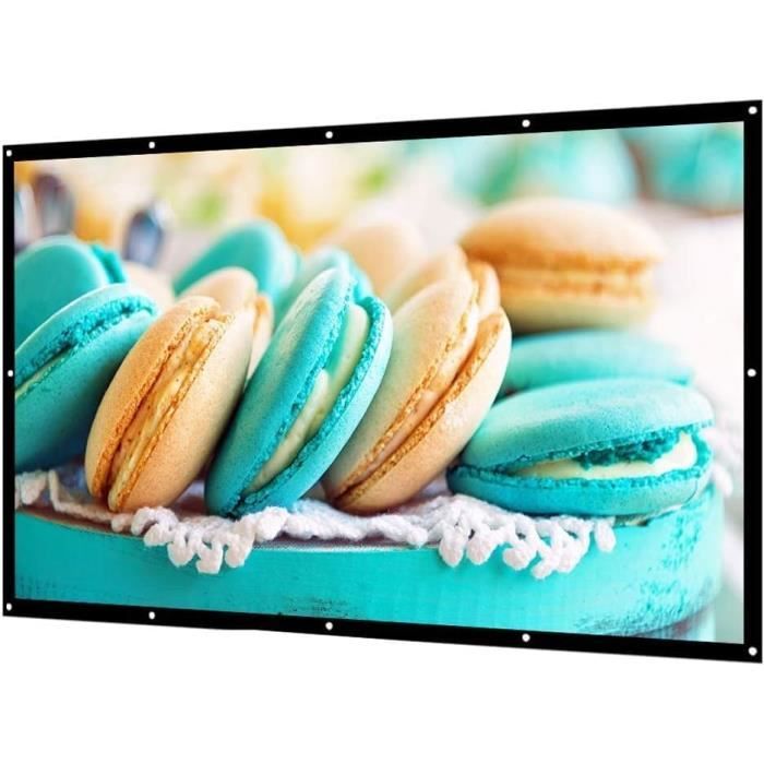 Écran De Projection,Écran De Projection Portable Pliable 16:9,180-200 ...