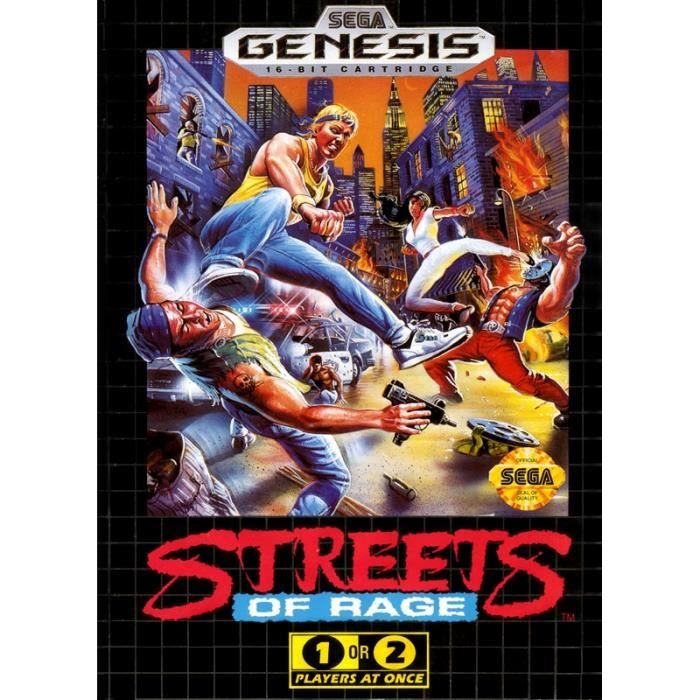 Sega Street Of Rage Genesis Megadrive