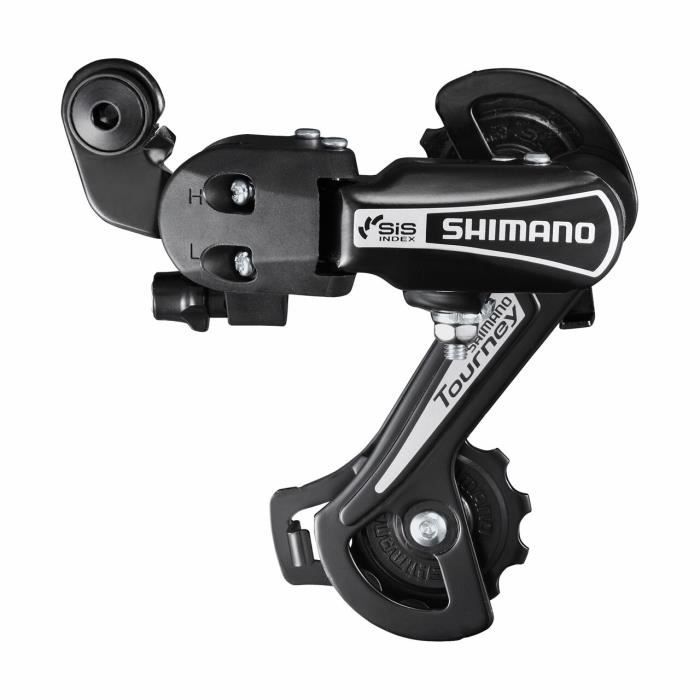 Dérailleur arrière Shimano Tourney RD-TY21-B-GS - noir - 6 vitesses - Homme - Adulte