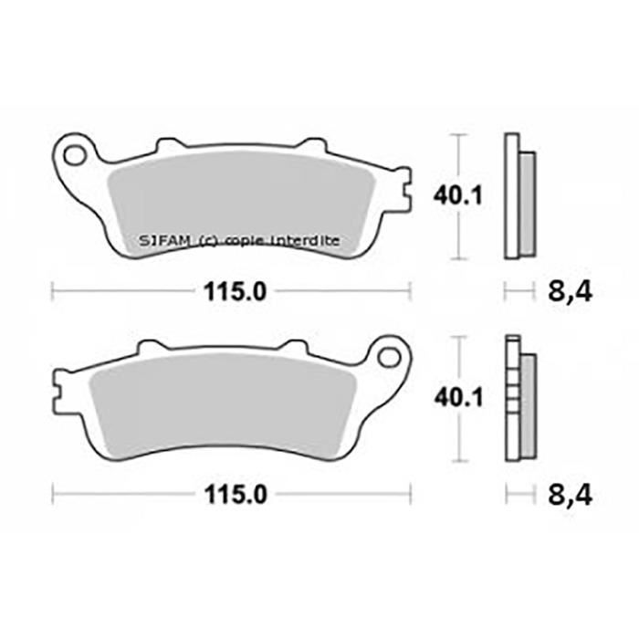 Sifam Plaquette M/étal Fritt/é S1165AN