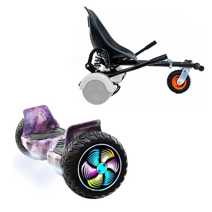 Hoverboard 8.5 Pouces et Hoverkart avec Amortisseurs Hummer