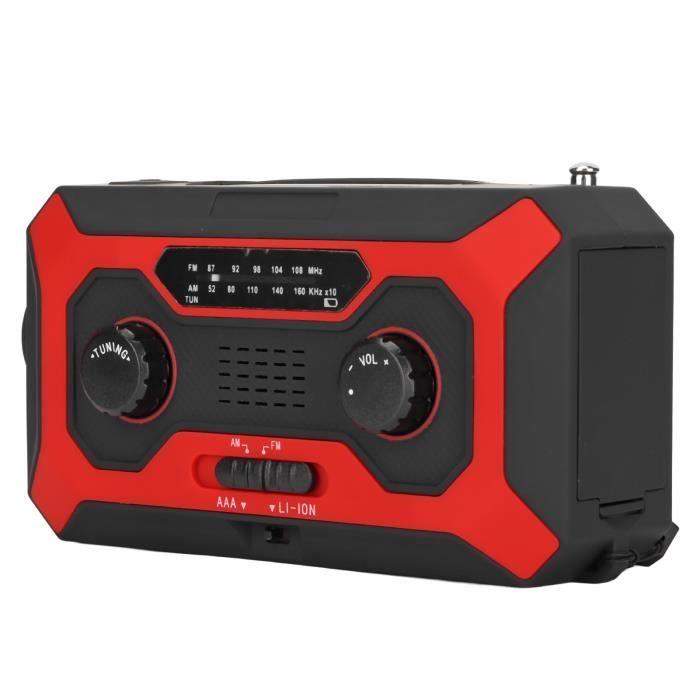 Radio FM Étanche Portable Pour Baignoire Et Extérieur - Compacte Avec Crochet, Son Clair