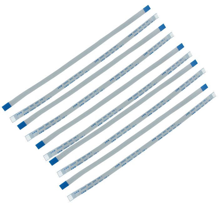 Câble FFC SOURCING MAP Type A 0.5mm Pas 10-Broche AWM 20624 80C 60V VW ...