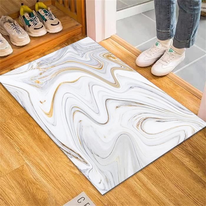 Tapis De Cuisine Diatomite – Absorbant Et Antidérapant – Forme En L Pour évier – Lavable – Beige