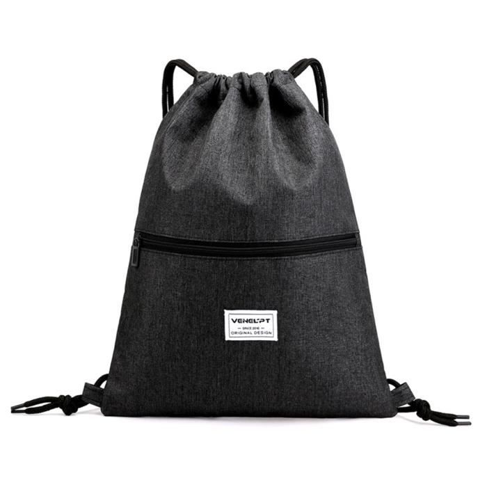 Oxford Tissu Sport Cordon Sac à Dos Cadré Fitness Chaussures de Yoga  Vêtements de Rangement Sac à Dos - Noir-TVC-Mall.com