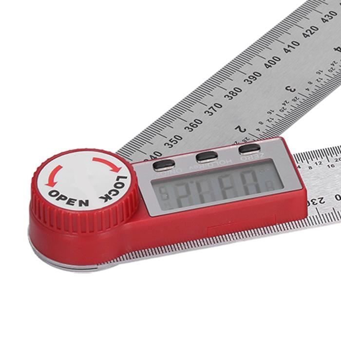 Règle d'angle universelle pour travaux du bois, rapporteur 0-180 degrés en alliage d'aluminium de précision ±0.3 230x500mm outil de mesure Sale - Mobile Règle d'angle universelle pour travaux du bois, rapporteur 0-180 degrés en alliage d'aluminium de précision ±0.3 230x500mm outil de mesure Sale - Mobile