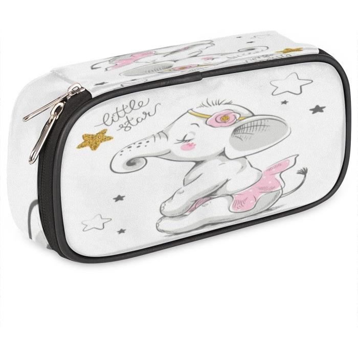 TROUSSE A STYLO,Black--Grande pochette à crayons, sacs à fermeture