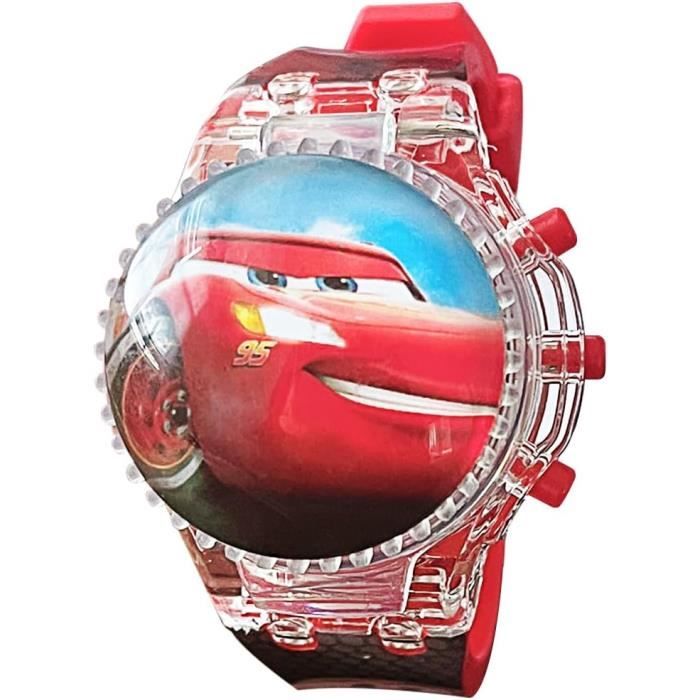 Montre Enfant Digitale Lumineuse à Clapet - Musique Et Lumières Couleurs