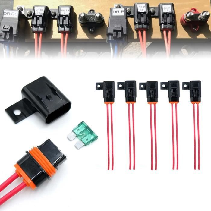 Lot De 6 Porte-Fusibles Étanches ATO/ATC - Protection Circuit - JooFn