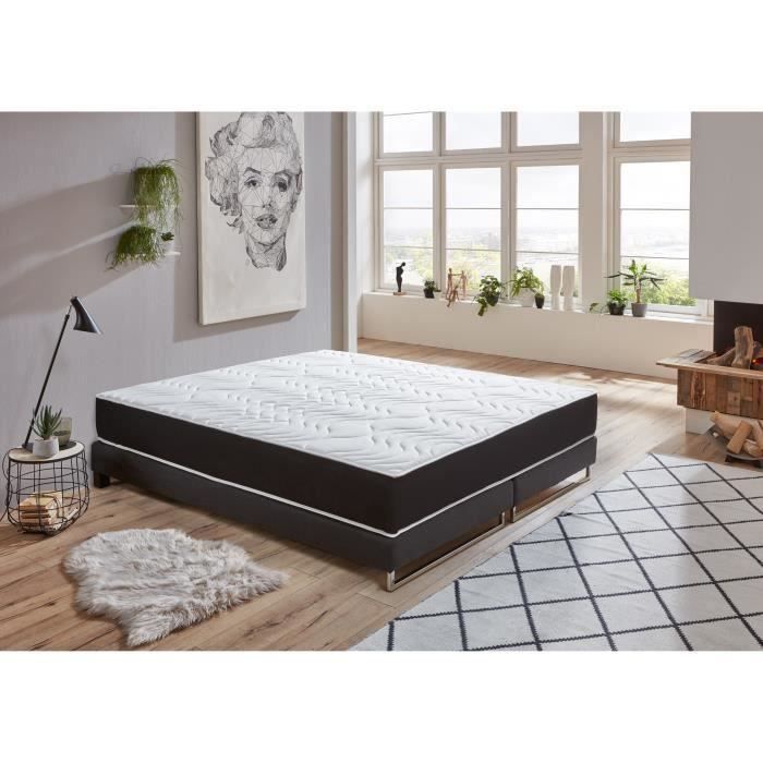 dormipur matelas 140x190 - mousse mémoire de forme - 22 cm - ferme - v1080