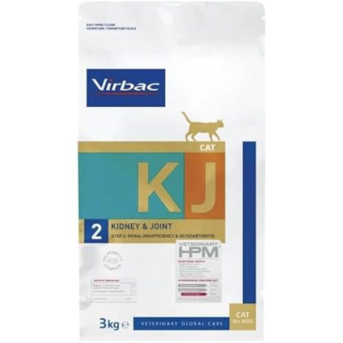 Hpm Aliment Kidney & Joint Kj2 Pour Chats Ckd Et Ckd Souffrant