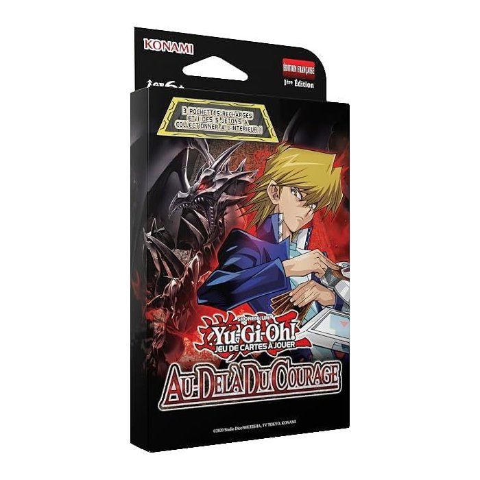 Yu Gi Oh! Pack de 3 boosters Tuckbox Au delà du Courage Jeu de cartes à jouer 27 cartes À partir 1ère édition française