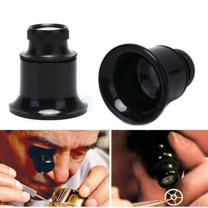 3 PIÈCES - Loupe Monoculaire Portable 10x, Outil De Loupe De Montre De Bijoutier, Lentille De
