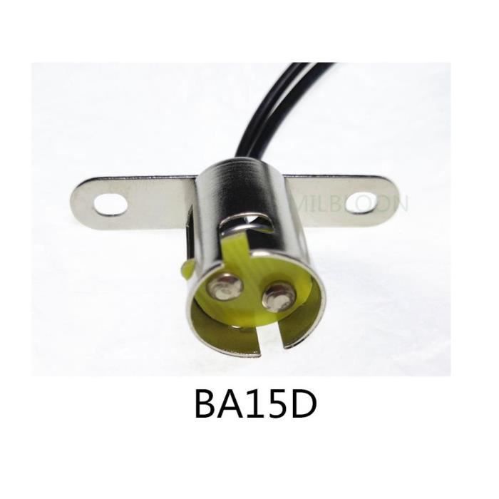 2x Supports De Lampe BAY15D 1157 Pour LED | Adaptateur Feux Stop/Clignotant - 12-24V, 10cm