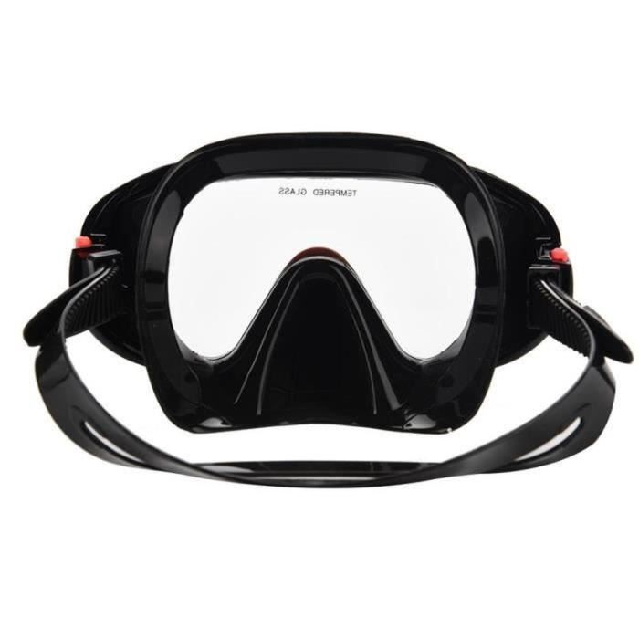Masque De Plongée Panoramique Adulte – Verre Trempé, Anti-buée, Joint En Silicone, Vue à 180° – Idéal Snorkeling Et Natation