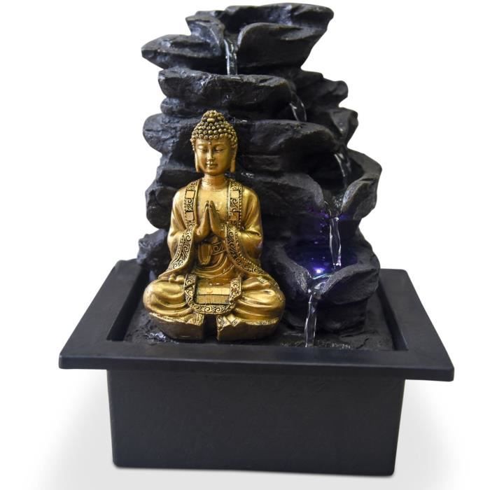 Zen Fontaine D Interieur Avec Statuette Bouddha Shira Noir Cdiscount Maison Zen Fontaine D Interieur Avec Statuette Bouddha Shira Noir Cdiscount Maison