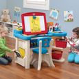 Bureau d'art pour enfants - STEP2 - Studio Bureau avec tableau et chaise - Plastique - Multicolore-1