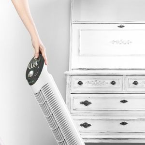 Ventilateur Colonne Beko 45W Blanc - 6 Vitesses, Télécommande, Minuterie, Oscillation