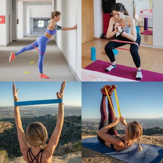 Pilates Bar Yoga Stick - Kit De Barre Pilates Pour Salle De Gym à Domicile Avec Bandes De Resistance Pilates 90149575